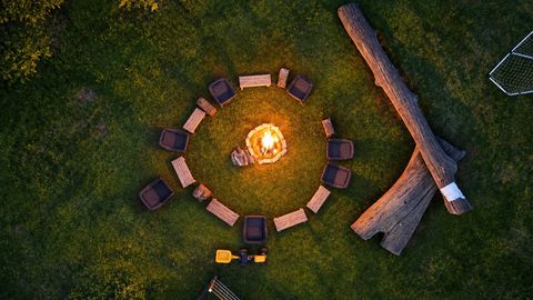Abend an der Feuerstelle